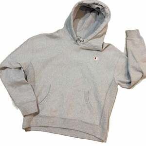 Vintage 90s Champion Reverse Weave Hoodie Sweatshirt Men's Medium Grey Pullover